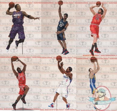 McFarlane NBA Series 27 Set of 6 Action Figures