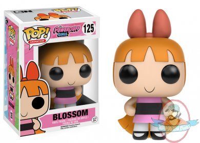 Pop! Animation Powerpuff Girls Blossom #125 Vinyl Figure Not Mint