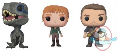 Pop! Movies: Jurassic World Fallen Kingdom Set of 3 Vinyl Figure Funko