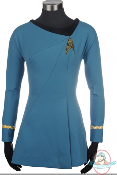 Star Trek The Original Series Sciences Blue Dress Medium Anovos