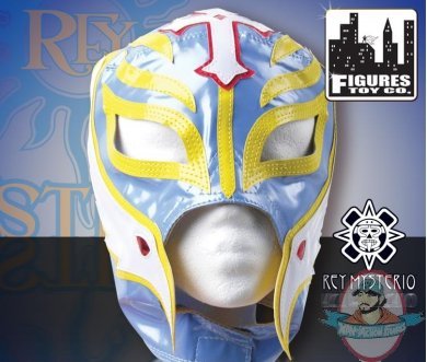 WWE  Series 5 Rey Mysterio Kid Size Replica Blue and Yellow Mask