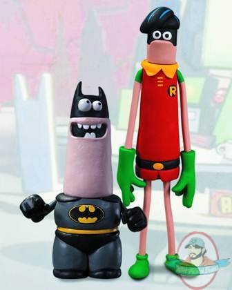 Aardman Batman & Robin Classic Action Figure 2 Pack by Dc Comics