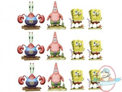Spongebob Squarepants 4" Figure Series 01 Case of 12 by Mezco