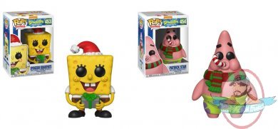 Pop! Animation: SpongeBob Holiday Set of 2 Vinyl Figure by Funko Pop! Animation: SpongeBob Holiday Set of 2 Vinyl Figure by Funko
