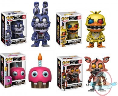 Pop! Five Nights at Freddy's Wave 2 Set of 4 Vinyl Figures by Funko