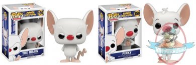 Pop! Animation Pinky & The Brain Set of 2 Vinyl Figures by Funko