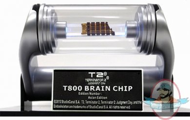 Terminator 2 T-800 Brain Chip Replica Asian Ed Hollywood Collectors