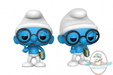 Pop Animation! Smurfs : Brainy Smurf Vinyl Figure by Funko