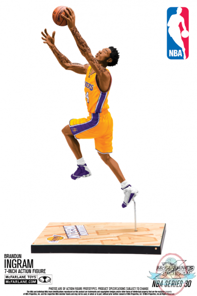 McFarlane NBA Series 30 Brandon Ingram Los Angeles Lakers Figure