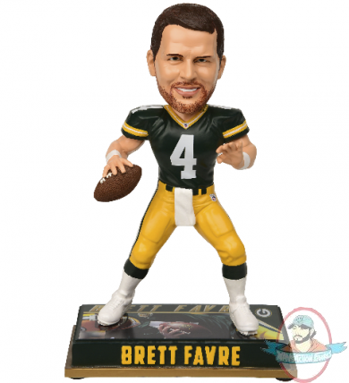 NFL Retired Players 8 inch Green Bay Packers Brett Favre #4 BobbleHead