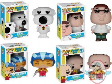 Pop! Television Family Guy Set of 4 Vinyl Figure by Funko