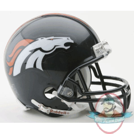 Denver Broncos Mini NFL Football Helmet by Riddel