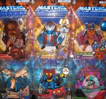 Masters Of The Universe Mini Statues Series 2 & 3 Motu Set Of 6