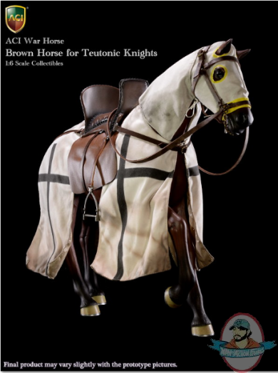 1/6 Scale War Horse Brown Horse for Teutonic Knights ACIH03B Aci Toys