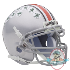 Ohio St Buckeyes Mini Authentic Helmet Schutt 
