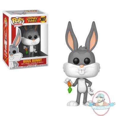 Pop Animation Looney Tunes Bugs Bunny Vinyl Figure 307 Funko Man Of Action Figures