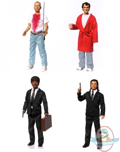 Pulp Fiction Set of 4 13-Inch Talking Action Figure