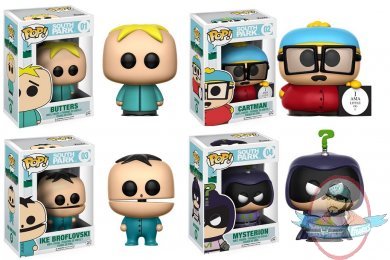 Pop! Tv South Park Set of 4 Vinyl Figure by Funko
