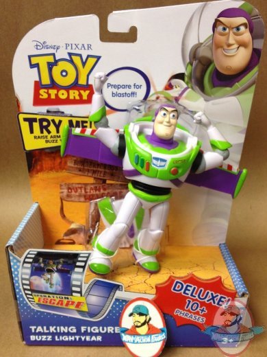 Disney Toy Story Buzz Lightyear Deluxe Talking Figure Operation Escape