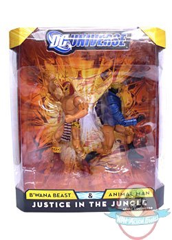 DCU Classics Justice B’Wana Beast & Animal Man 2 Pck Mattel