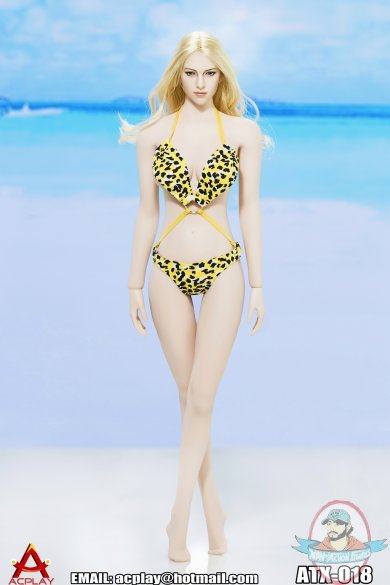 ACPLAY 1:6 Figure Accessorie Swimming Suit Yellow & Dots AP-ATX018C