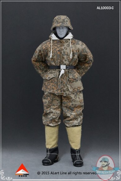 1:6 SS & Wehrmacht Snow Reversible Cotton Padded Jacket AL-10003C