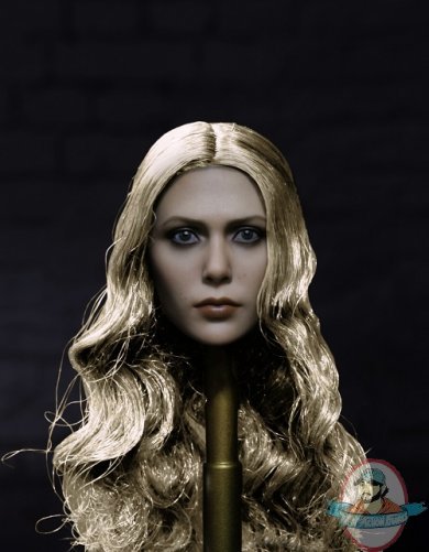 Miscellaneous 1/6 Black Widow Head with Blonde Curly Hair MIS-H011C