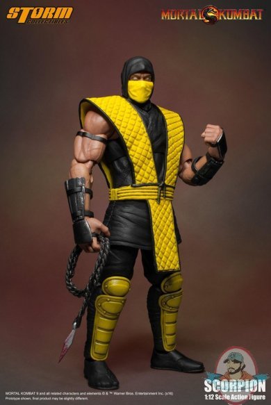 1/12 Mortal Kombat Scorpion Figure Storm Collectibles STM87003 1/12 Mortal Kombat Scorpion Figure Storm Collectibles STM87003