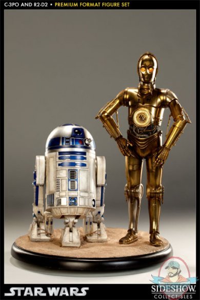 Star Wars C-3PO and R2-D2 Premium Format Figure Sideshow Collectibles
