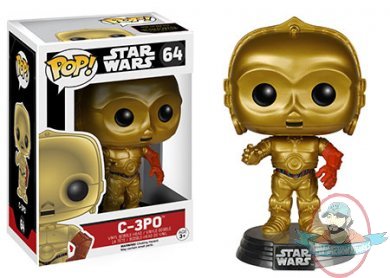 Pop! Star Wars The Force Awakens Ep VII C-3PO Vinyl Figure #64 Funko