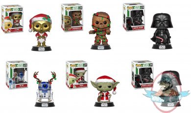 Pop! Star Wars Holiday Set of 6 Vinyl Figures Funko