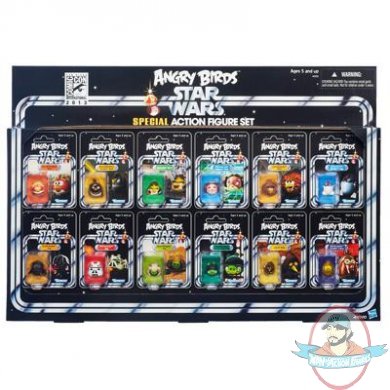 SDCC 2013 Angry Birds Star Wars Special Action Figure Set Hasbro