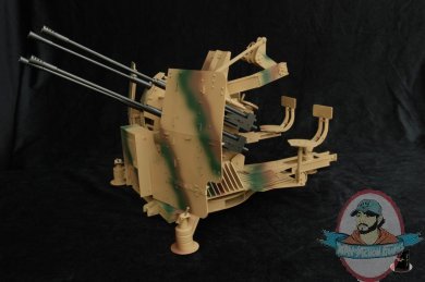 1/6 Scale 2cm Flakvierling 38 with Trailer Camo by Black Box Toy