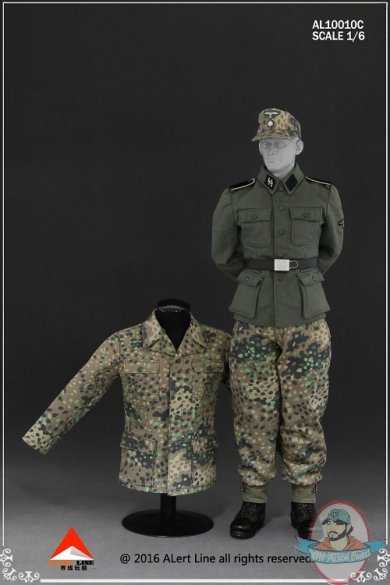 1/6 Scale Wehrmacht Camouflage Uniform Suit AL-10010C Alert Line