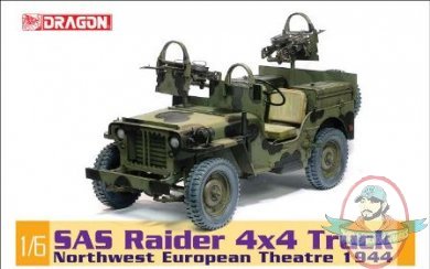 1/6 SAS Kit Raider 4x4 Truck Northwest European Theatre 1944 #75042