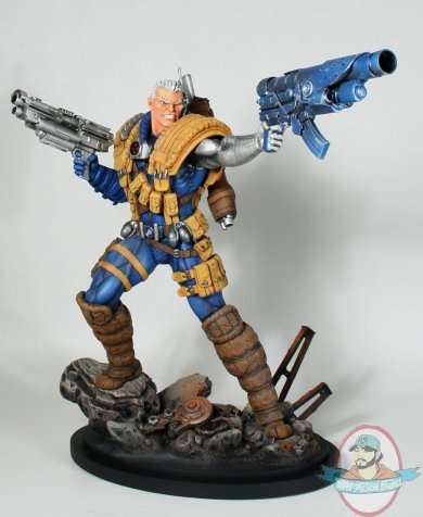 Marvel Cable Classic Statue by Bowen Designs Used