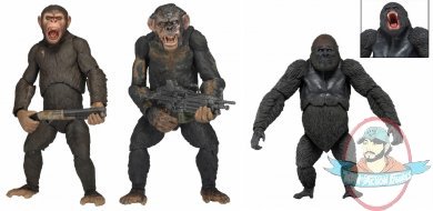 Dawn of the Planet of the Apes Series 2 Set of 3 7 inch Figure Neca