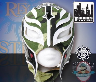 WWE  Rey Mysterio Kid Size Replica Camo Mask 