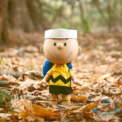 Peanuts Super Size Camping Charlie Brown 16in Vinyl Figure Super7