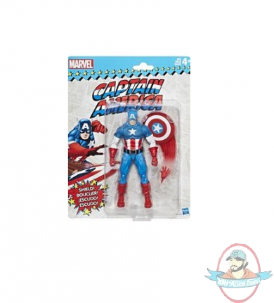 Marvel Legends Super Heroes Vintage 6" Wave 1 Captain America Hasbro