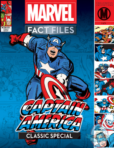 Marvel Fact Files Classic Special #2 Captain America Eaglemoss