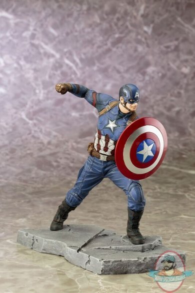 Captain America Civil War Movie Captain America Artfx+ Kotobukiya