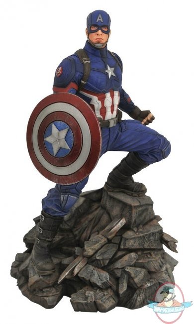 Marvel Premier Avengers 4 Captain America Statue Diamond Select