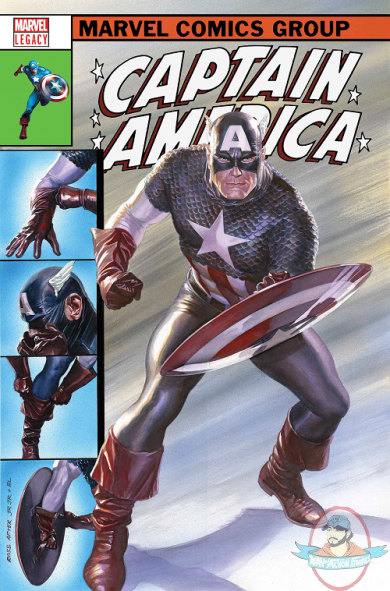 Marvel Comics Captain America #695 by Ross Poster