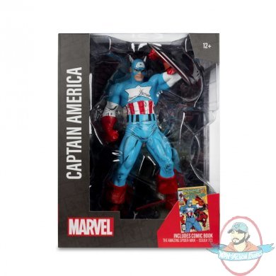 1/6 Marvel Wave 1 Amazing Spider-Man #323 Captain America Figure McF
