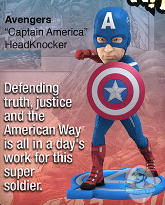 Avengers Head Knocker Extreme Captain America by Neca