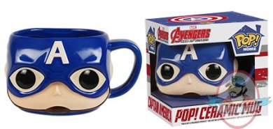 Pop Home! Marvel Avengers Captain America 12 oz Mug by Funko