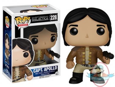 Pop Television Battlestar Galactica Captain Apollo Vinyl Figure Funko