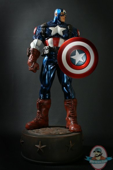 Ultimate Captain America Metallic Variant Statue by Bowen Designs