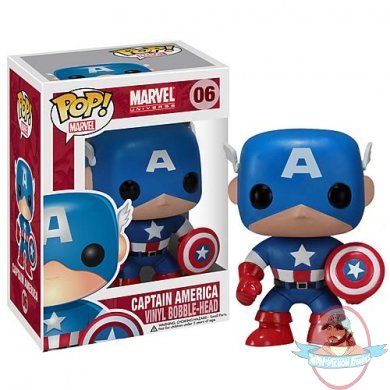 Captain America Pop! #06 Vinyl Bobble Head by Funko